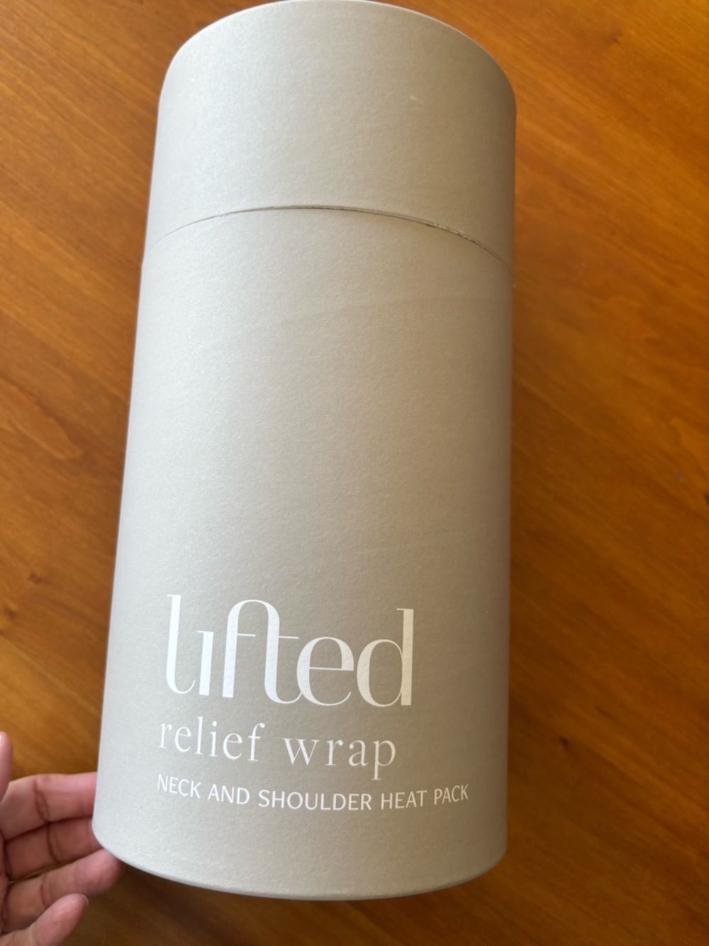 lifted Relief Wrap Neck & Shoulder Heat Pack - Beige brand new never opened